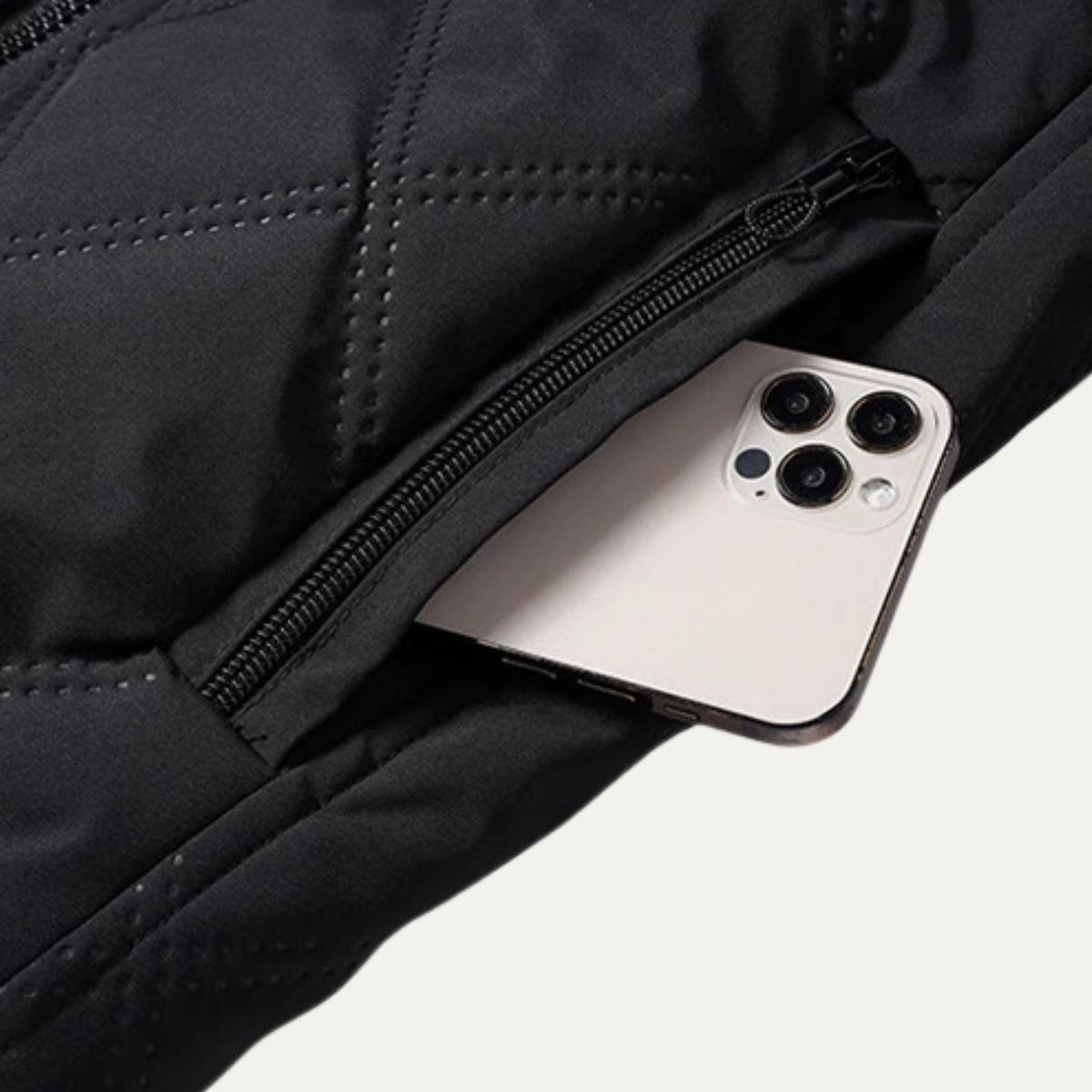 The Trapani Men's Fleece Warm Padded Jacket