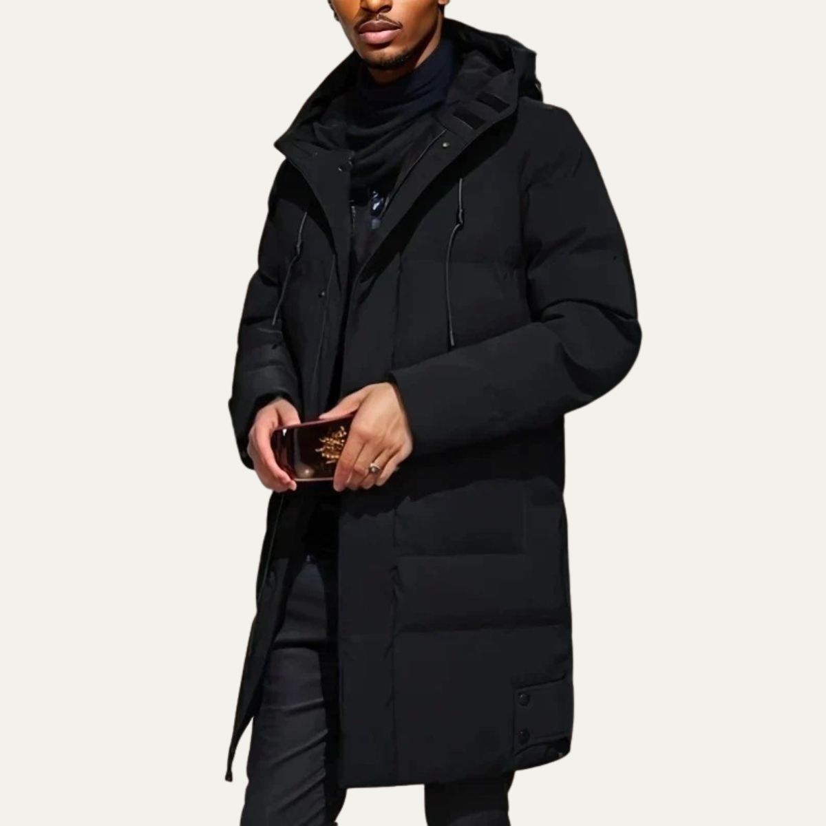 The Radcliffe Men’s Long Winter Parka Warm Hooded Down Jacket