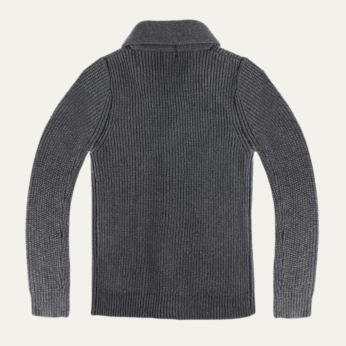 The Testaccio Men’s Trendy Chunky Knit Shawl Collar Winter Cardigan