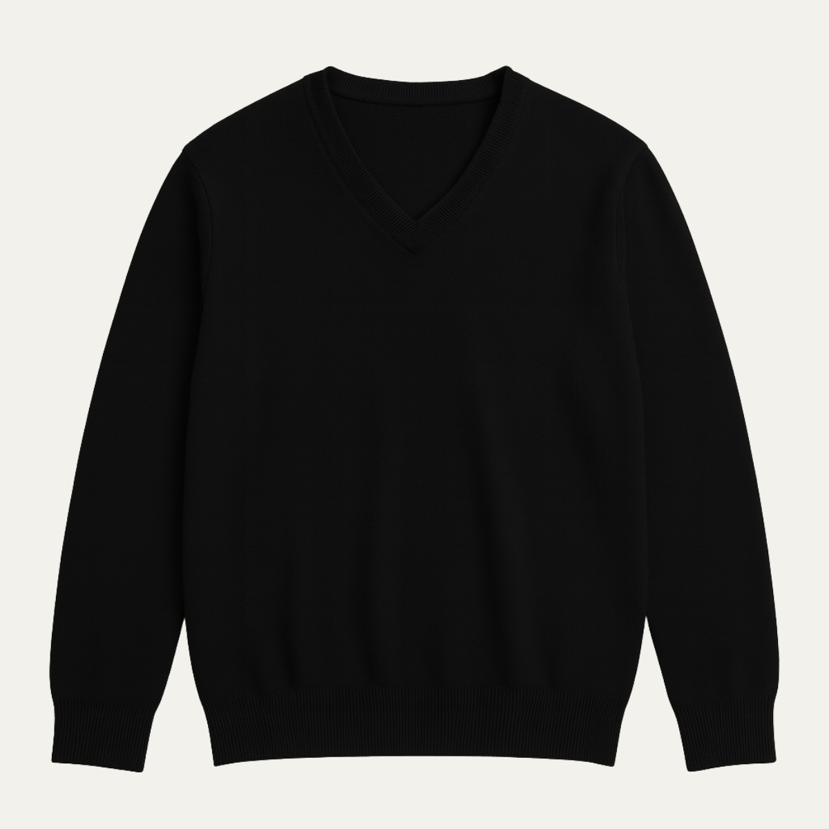 The Linfield Men's Soft Warm Knit Cashmere V Neck Sweater