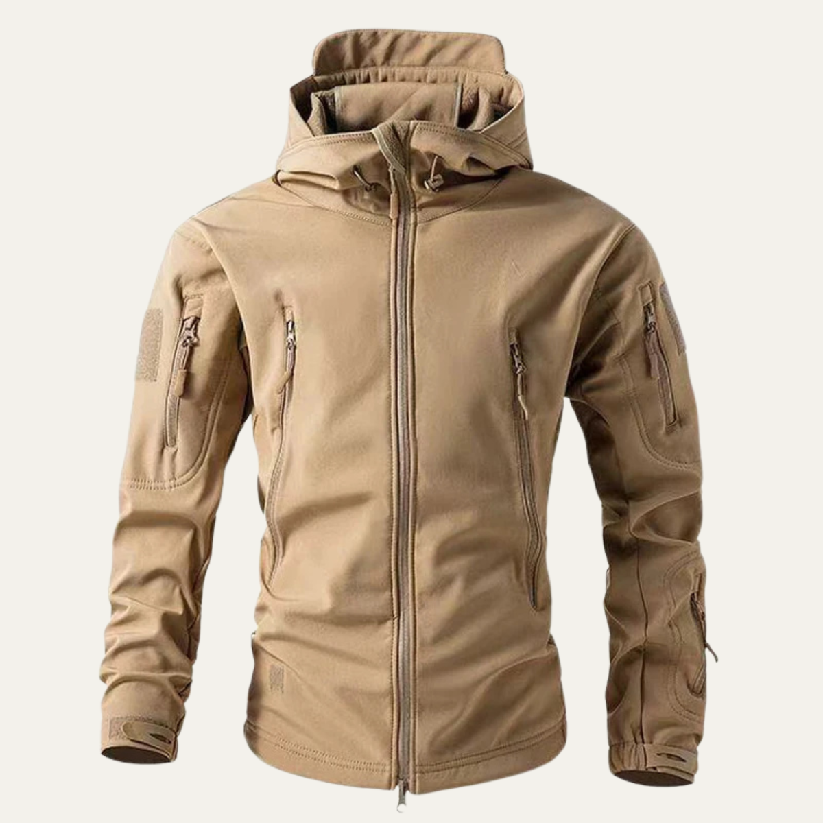 The Glenfield Men’s Softshell Fleece Lined Outdoor Windbreaker Jacket