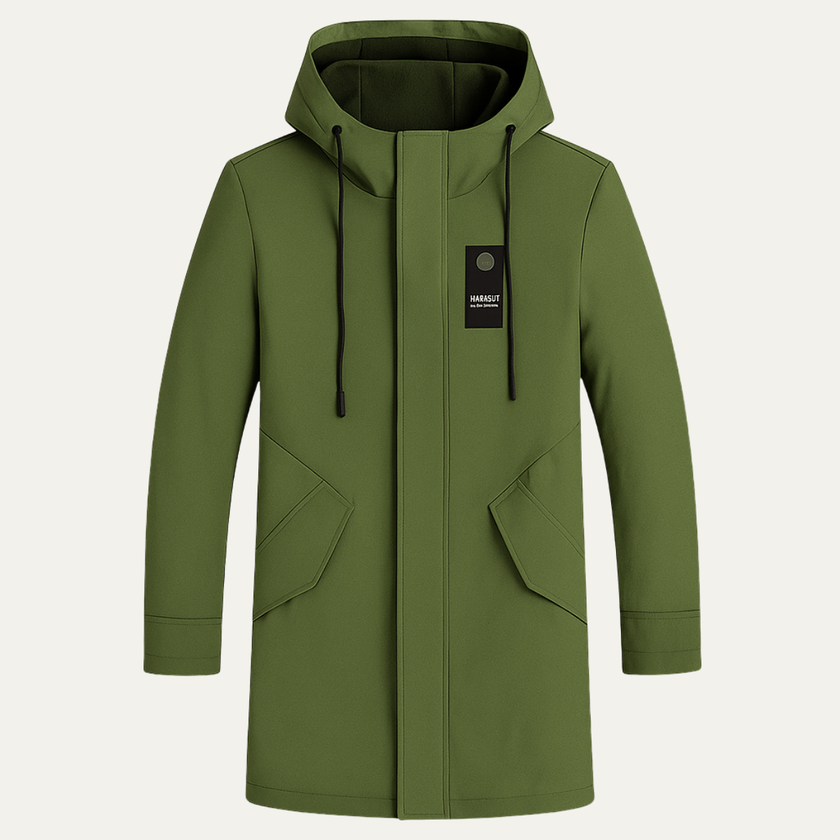 The Stratford Men’s Lightweight Casual Drawstring Hooded Jacket
