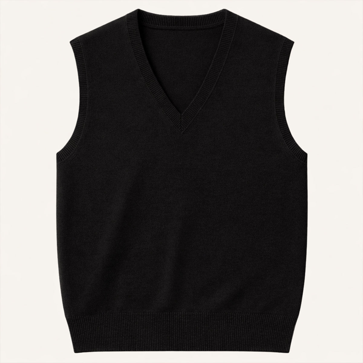 The Riverdale Men’s V Neck Sleeveless Knit Vest for Layered Look