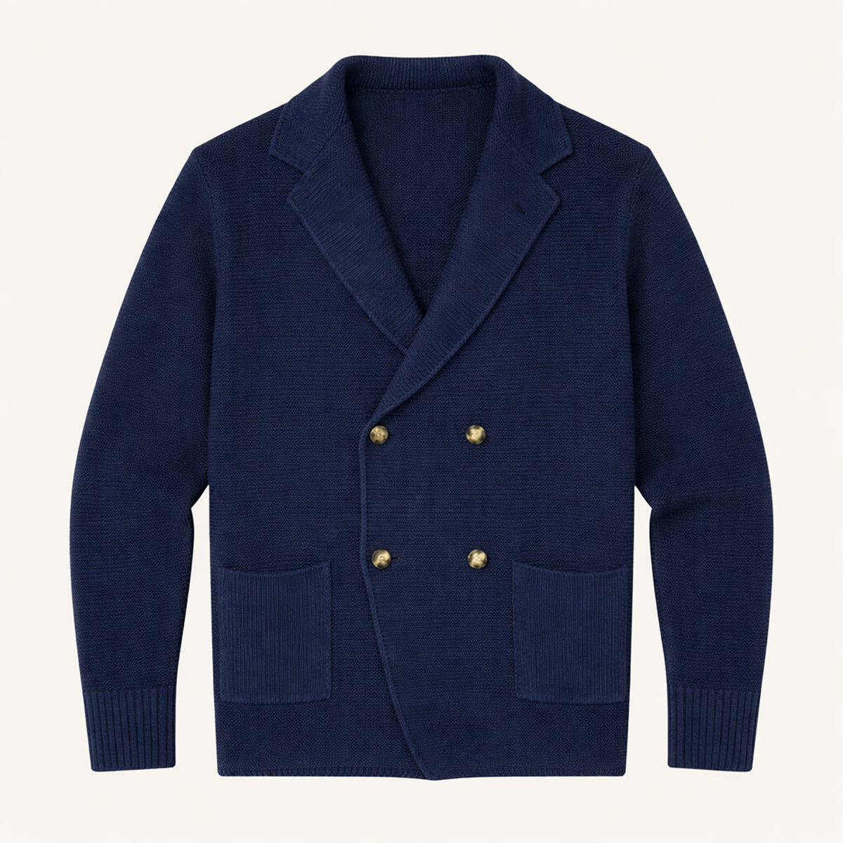 The Pisa Men’s Smart Casual Double Breasted Knit Cardigan