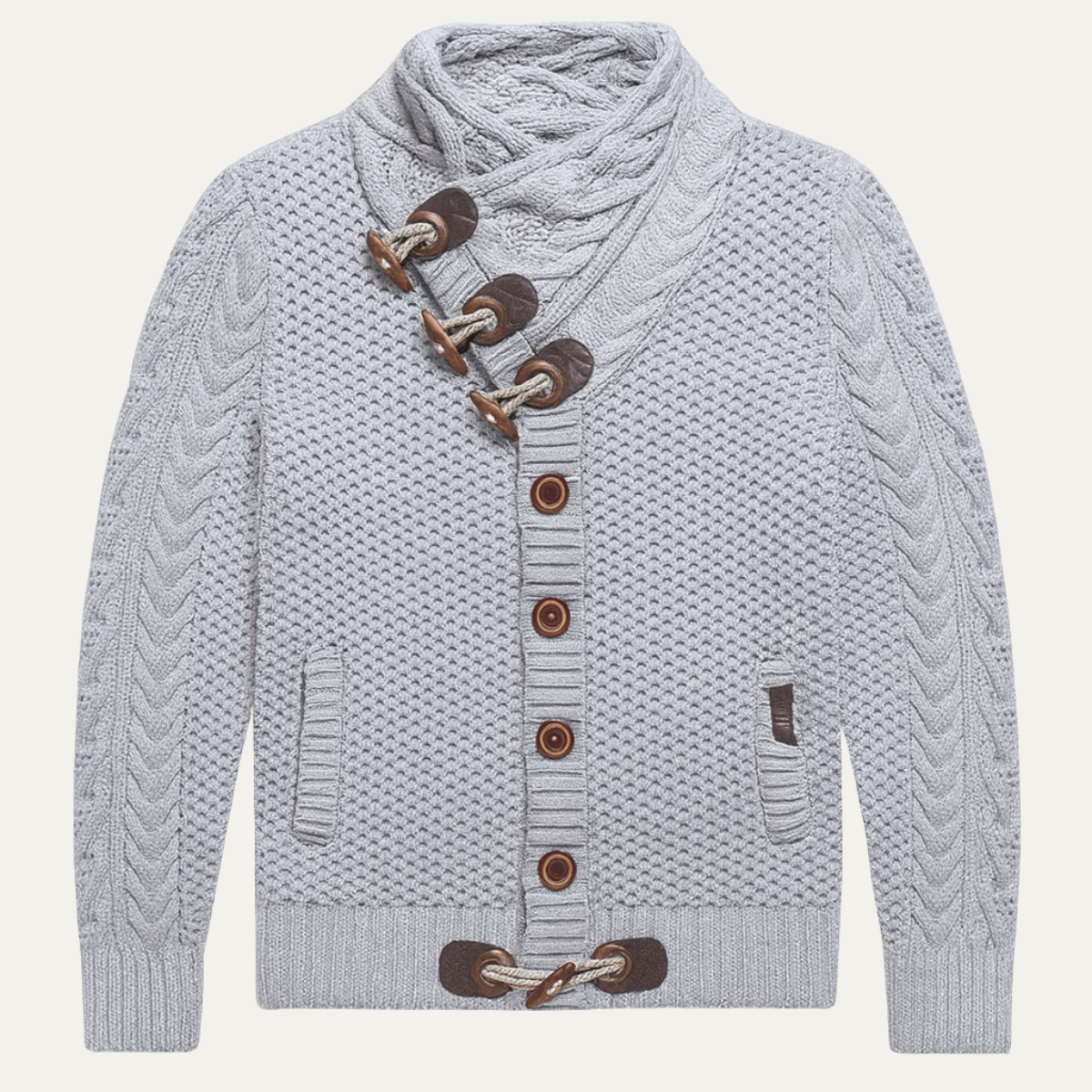 The Sorrento Men's Winter Knitted Buttoned Cardigan