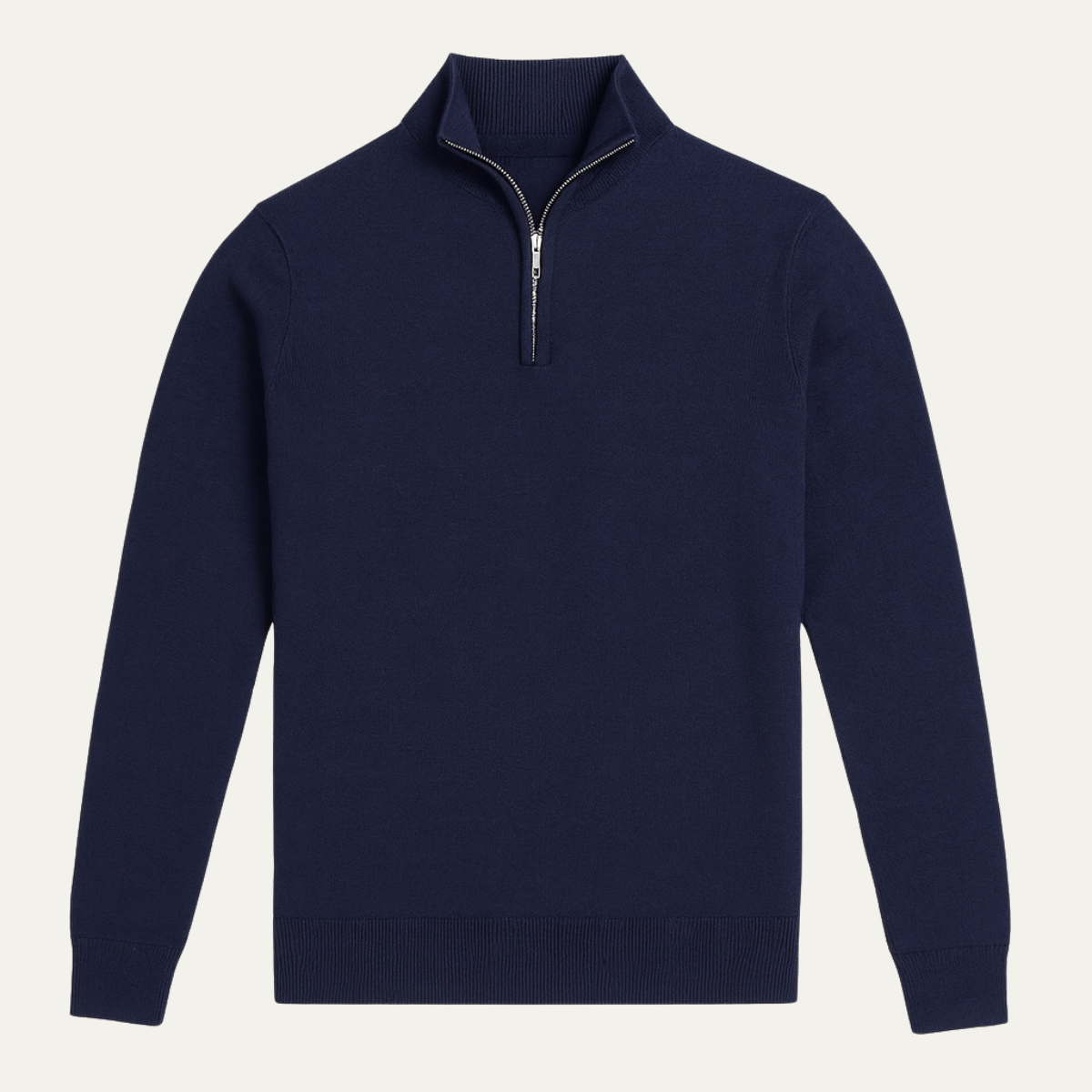 The Pescara Men’s Smart Casual Quarter Zip Sweater