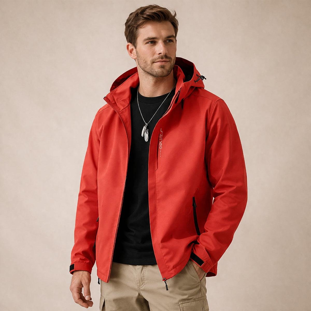 The Grandmere Waterproof Softshell Rain Jacket – Windproof Hooded Outdoor Hiking Coat