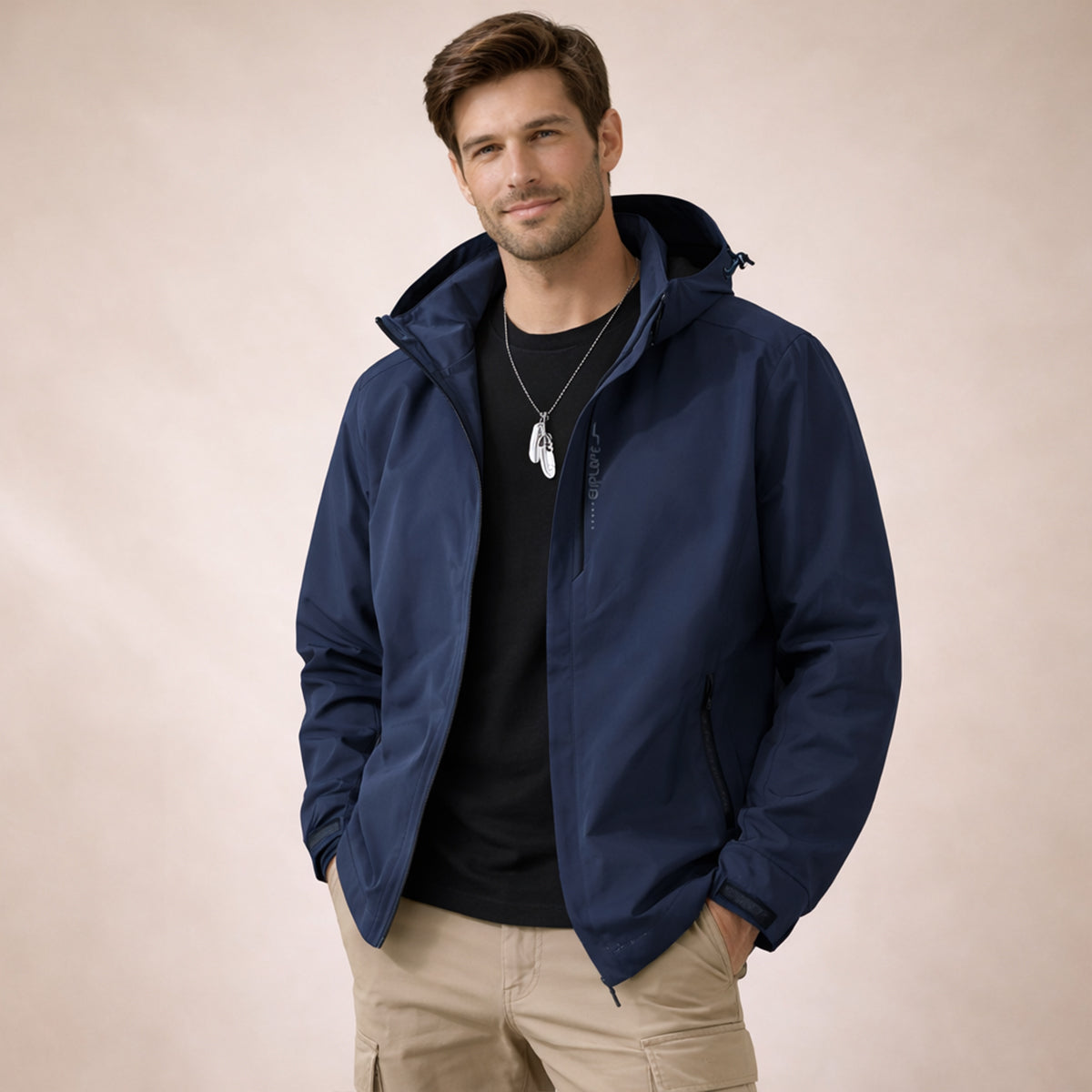 The Grandmere Waterproof Softshell Rain Jacket – Windproof Hooded Outdoor Hiking Coat