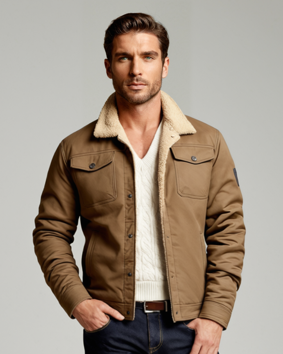 The Stonevale Men’s Insulated Fleece Lined Winter Coat