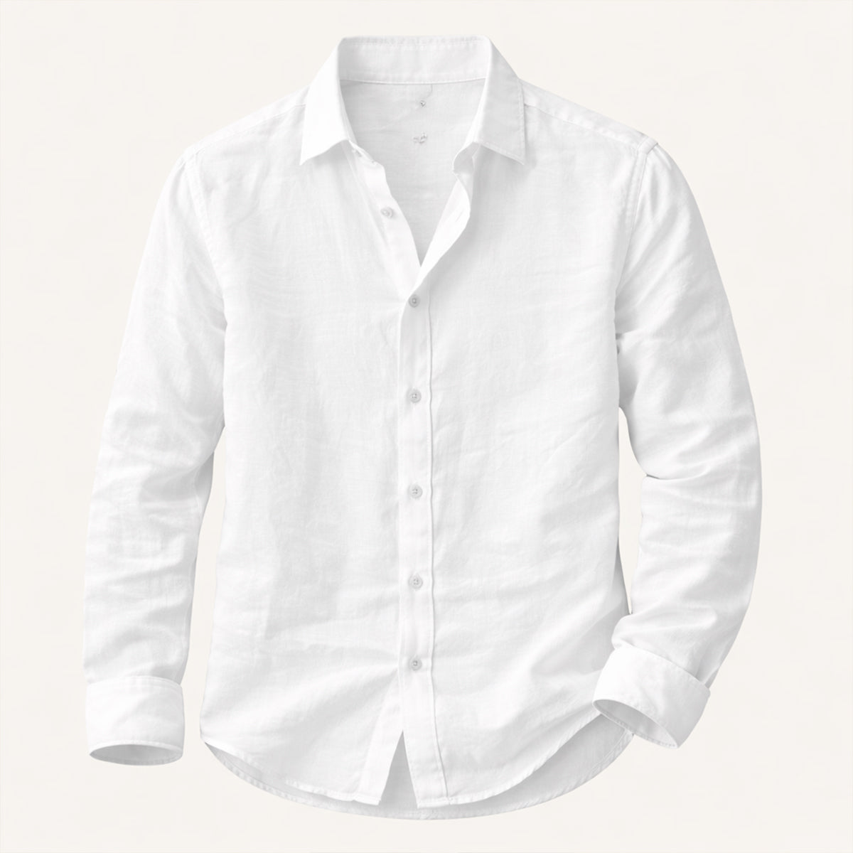 The Richmond Men’s Lightweight Cotton Linen Button-Up Shirt