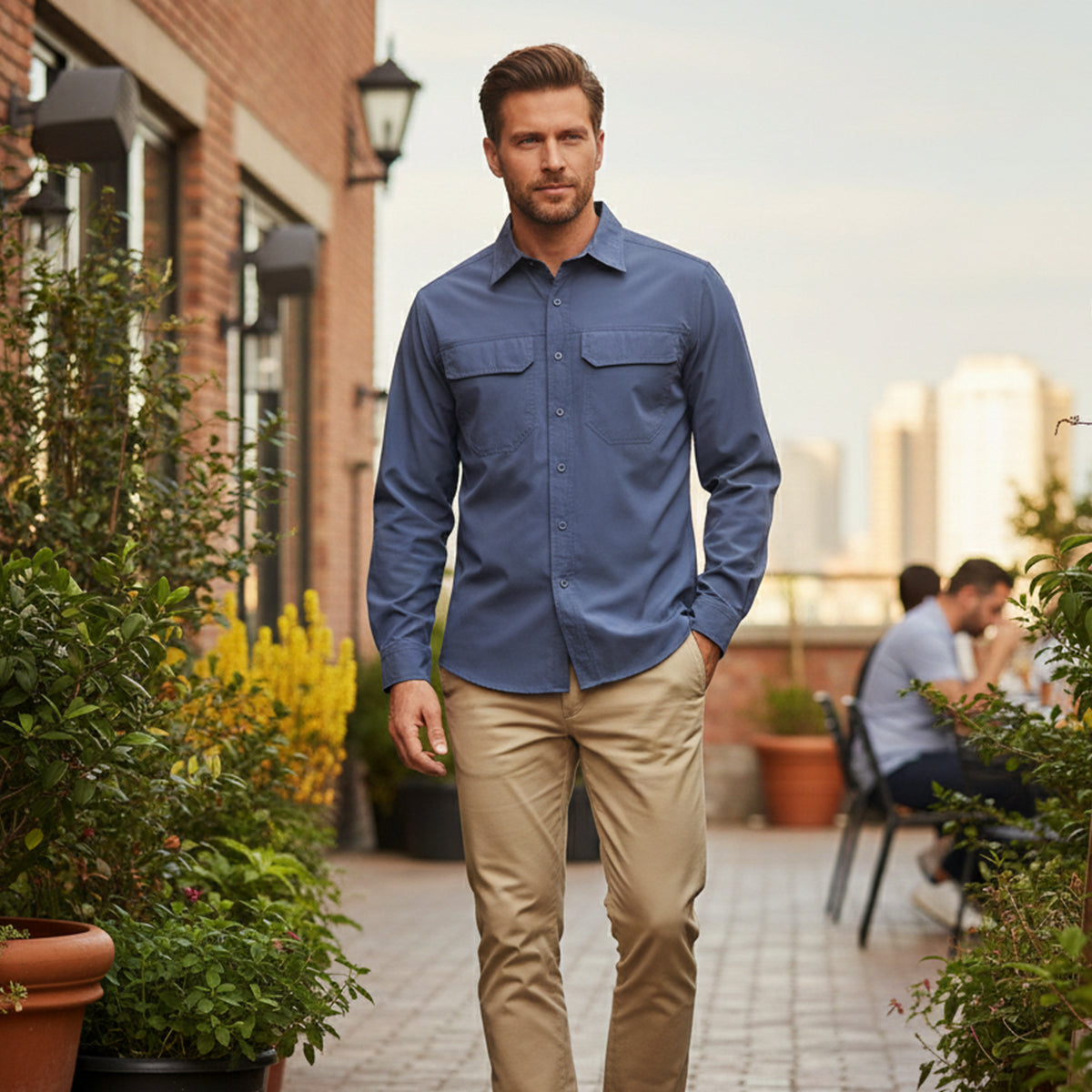 The Marseille Men’s Quick Dry Tactical Breathable Shirt