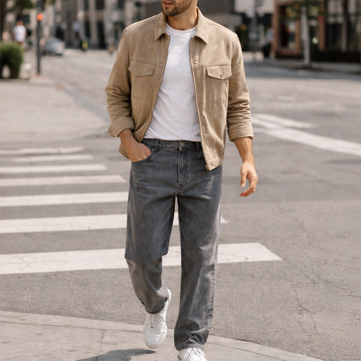 The Willowridge Men's 100% Cotton Loose Fit Straight Leg Pants