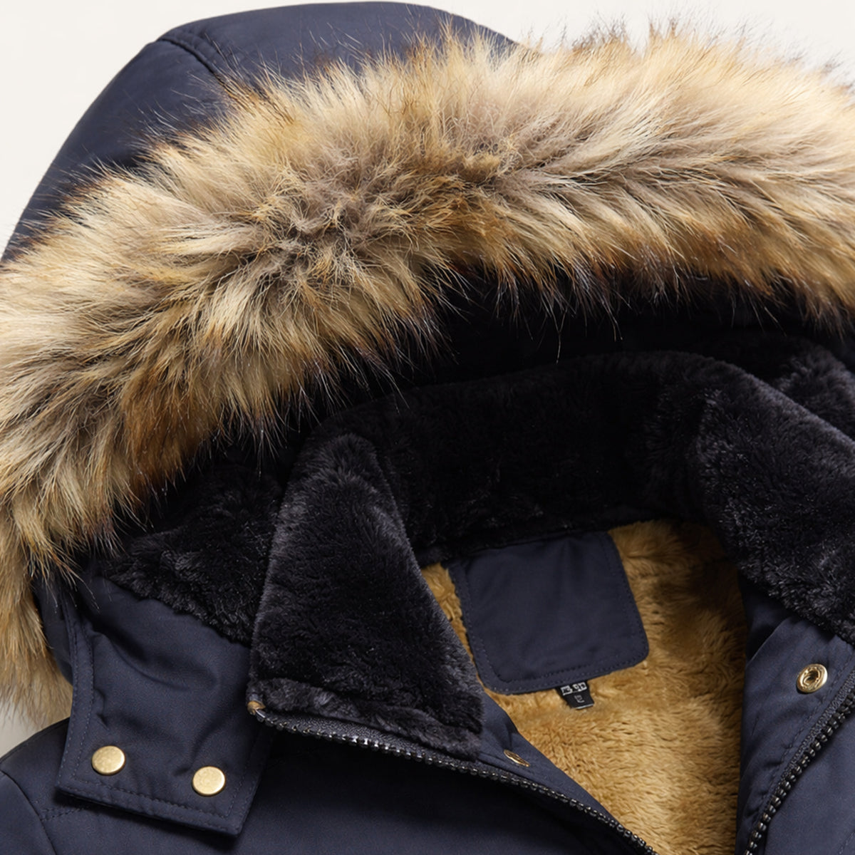 The Cremona Men’s Winter Warm Hooded Parka Jacket with Fur Collar
