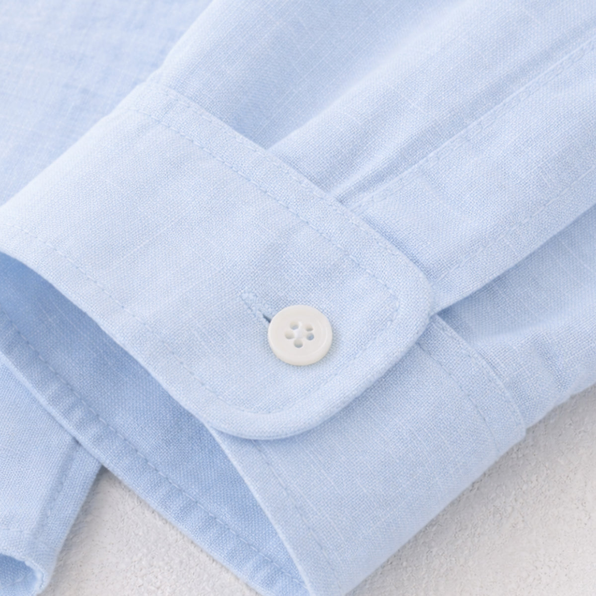 The Richmond Men’s Lightweight Cotton Linen Button-Up Shirt