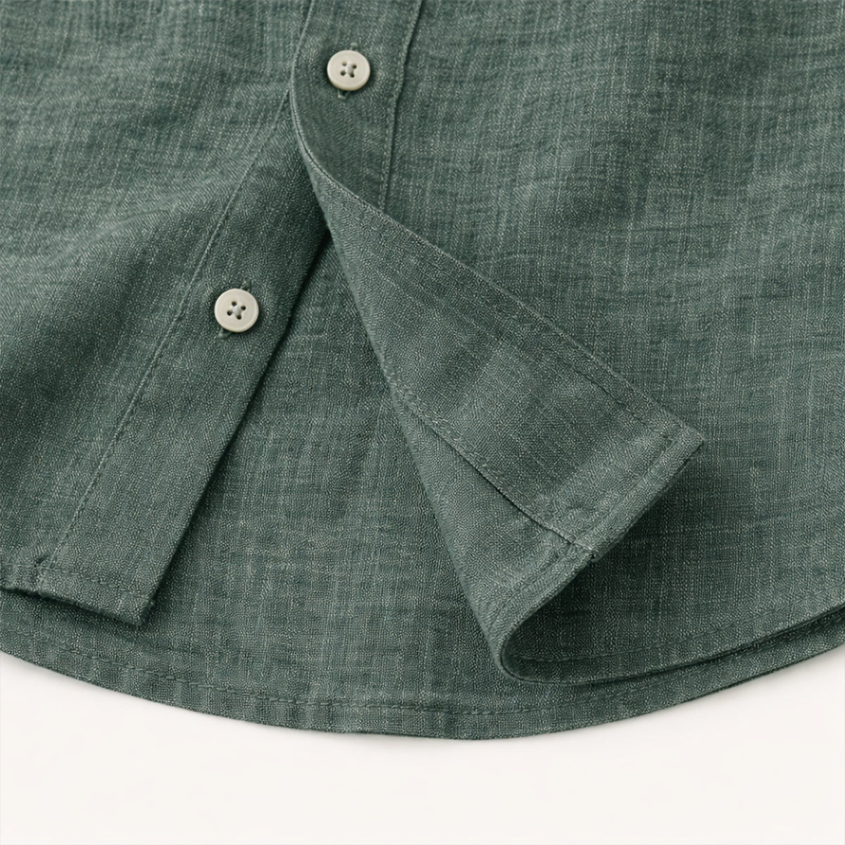 The Meadowfall Men’s Casual Loose Fit Linen Button-Up Shirt