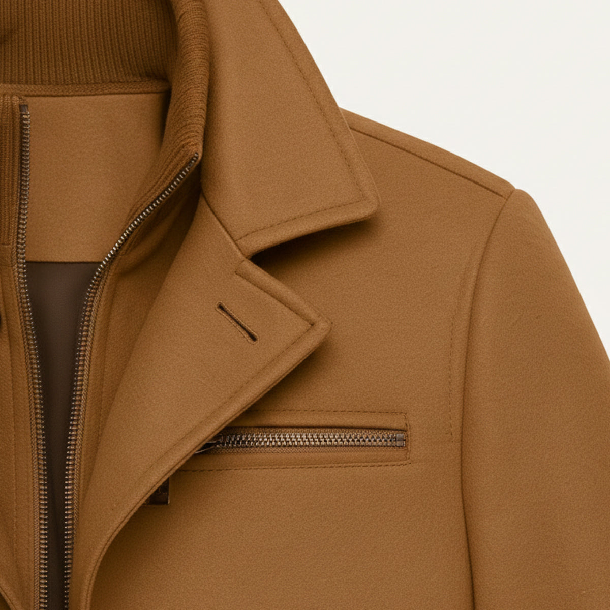 The Danforth Men’s Waterproof Casual Long Jacket with Adjustable Cuffs