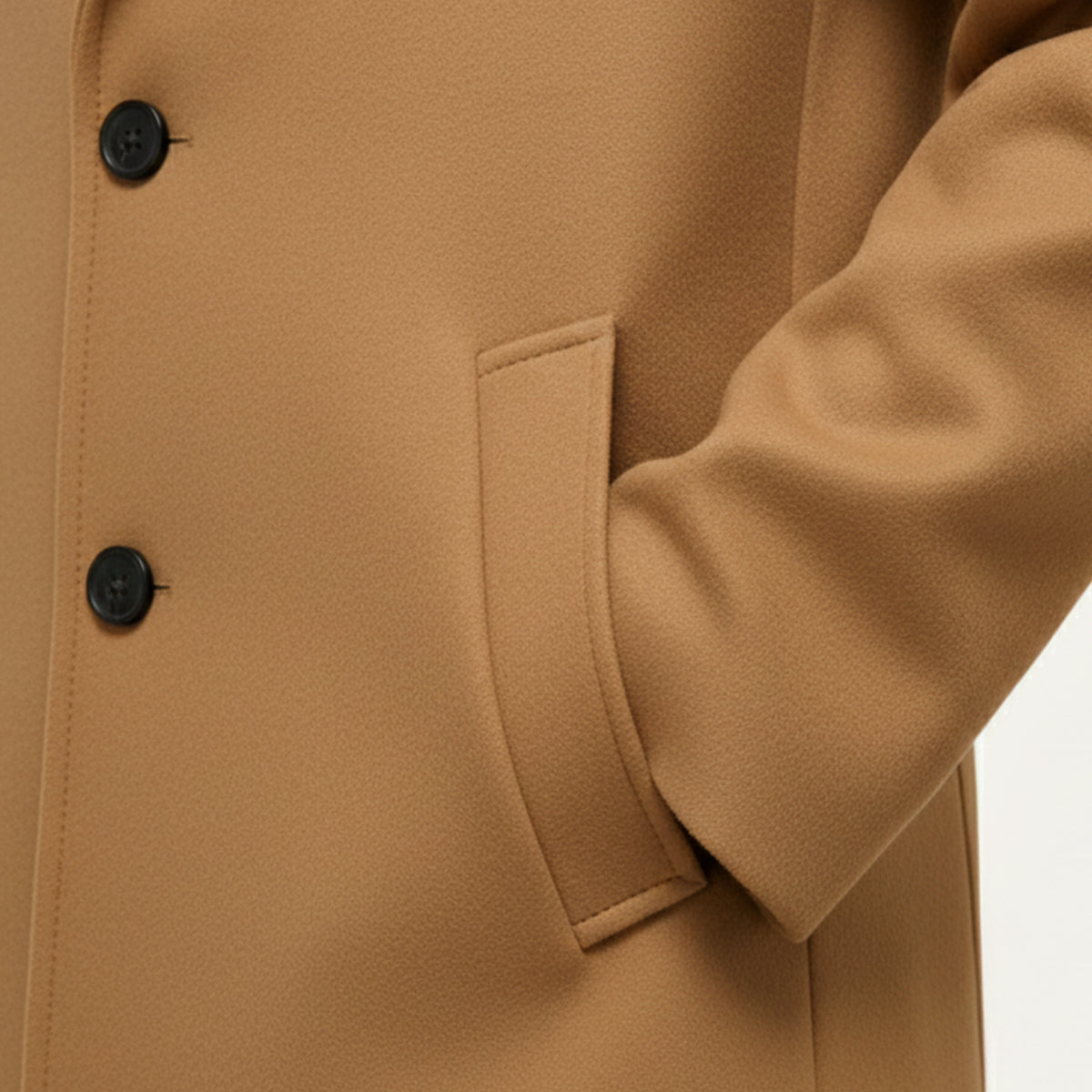 The Belmont Men’s Elegant Classic Wool Winter Overcoat