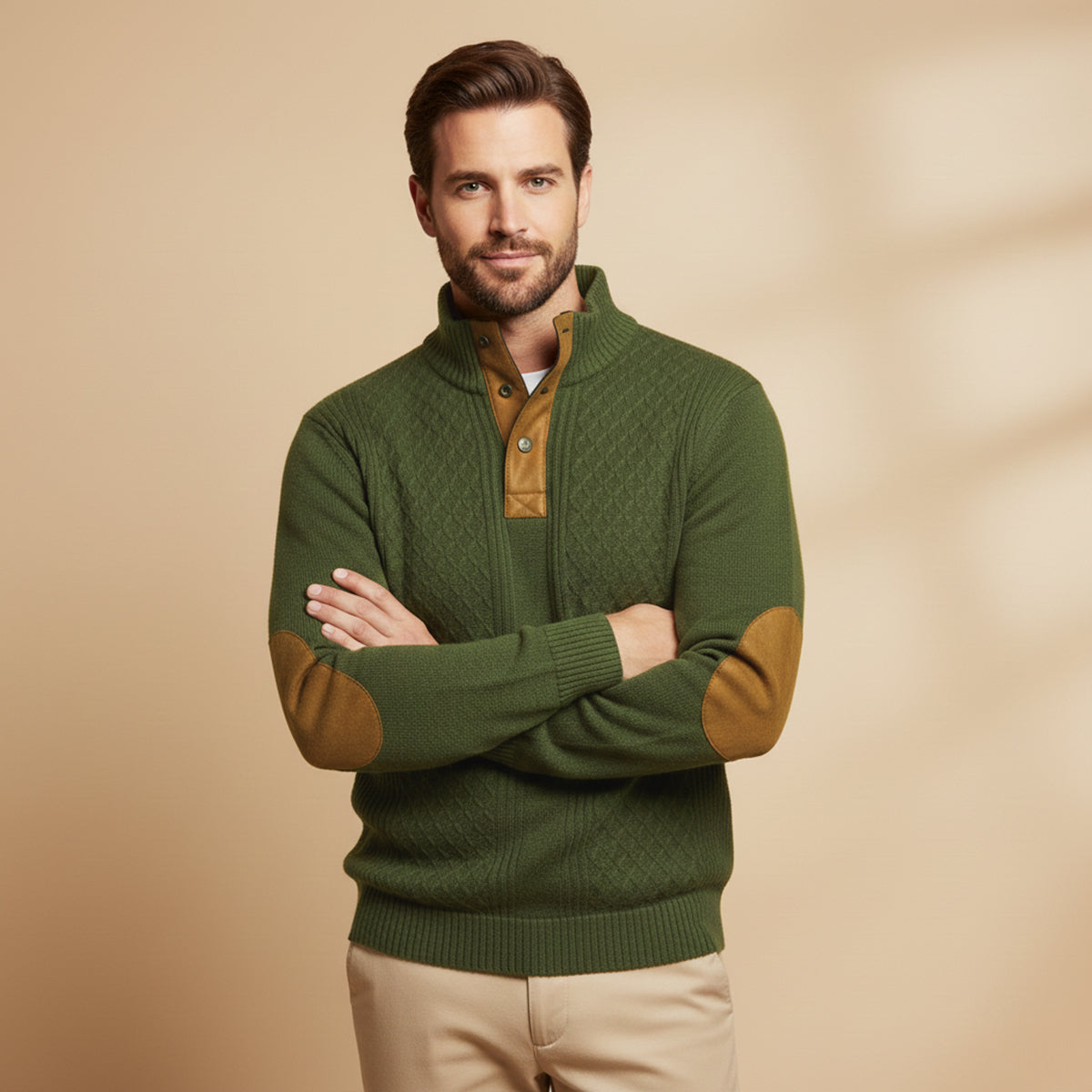 The Kingsley Men’s Luxury Cashmere Knit Sweater
