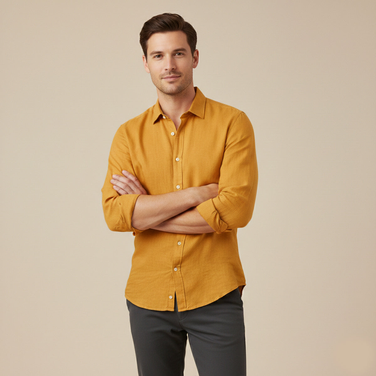 The Wiltshire Men’s Soft Cotton Linen Summer Shirt