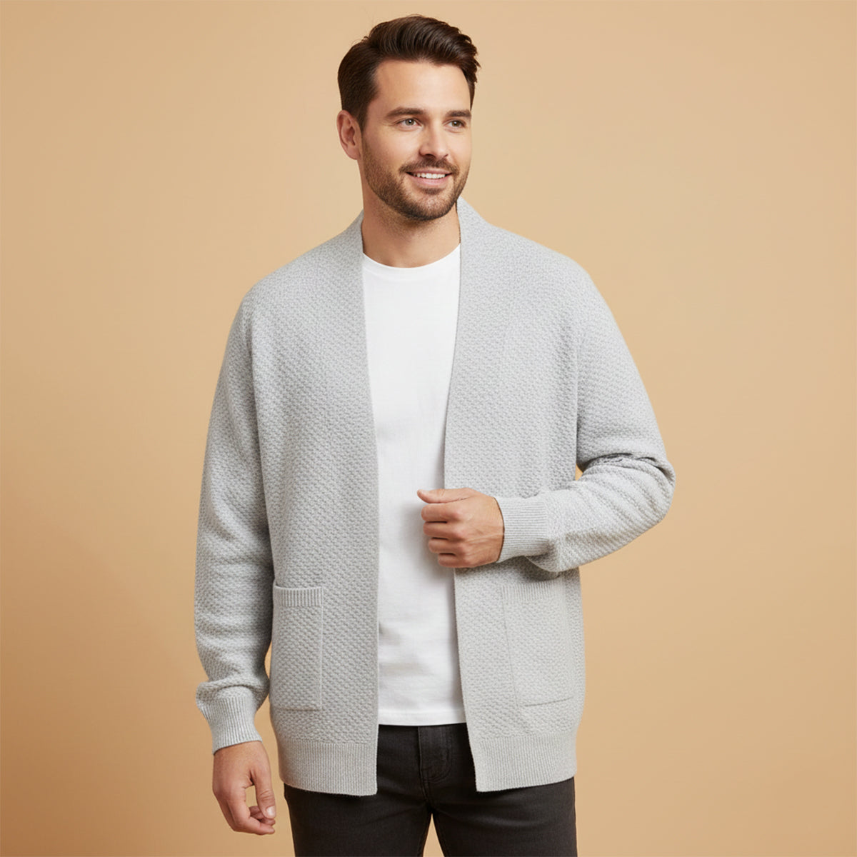 The Oslo Knit Cardigan – Men’s Open Front Casual Cardigan