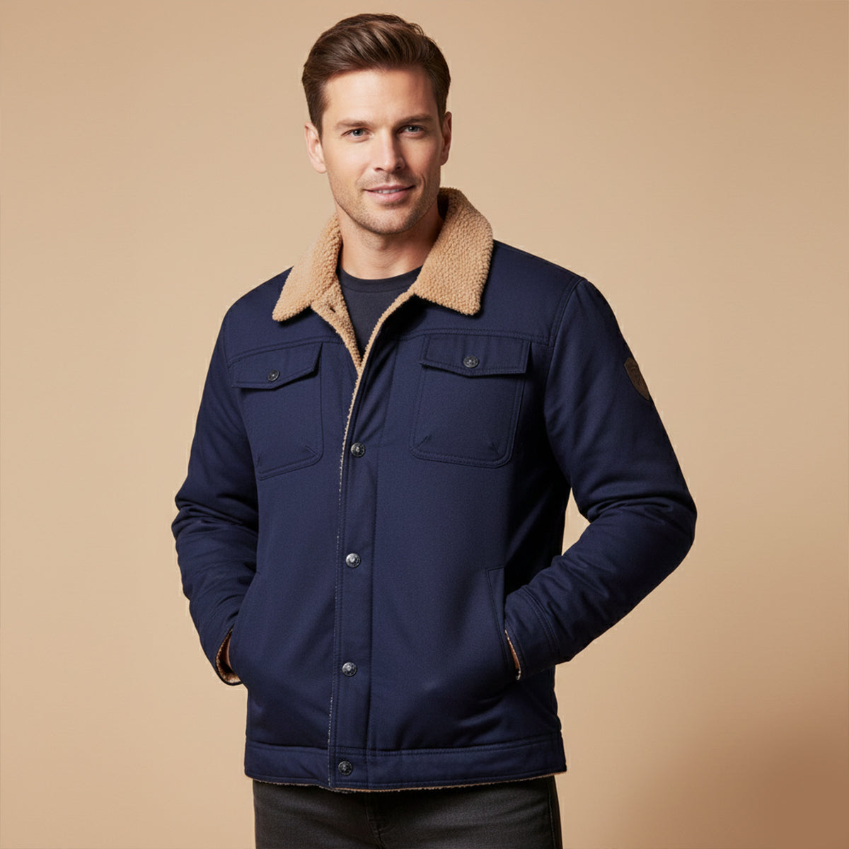 The New York Warm Fleece Lined Winter Coat for Men