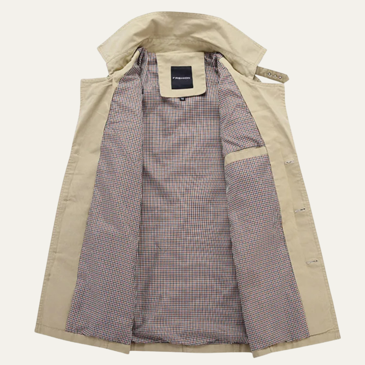 The Bramwell Men’s Classic Double Breasted Trench Coat