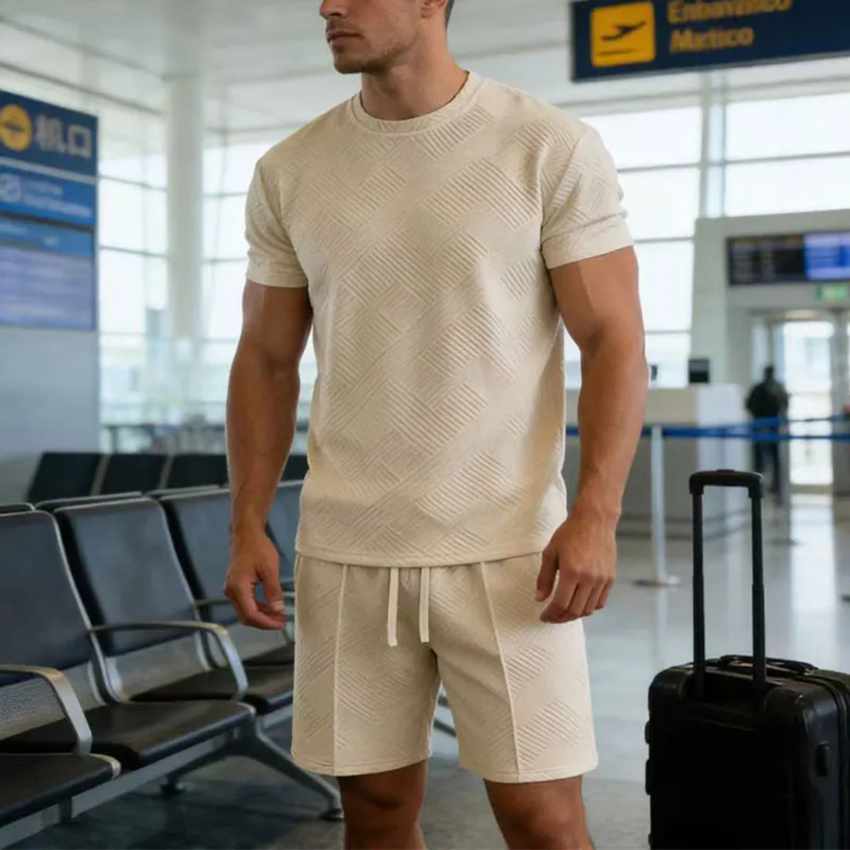 The Ashgate Men’s Casual Summer Set – T-Shirt & Shorts