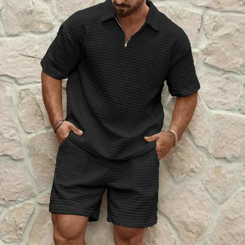 The Redford Co-Ord Set - Polo & Shorts for Men