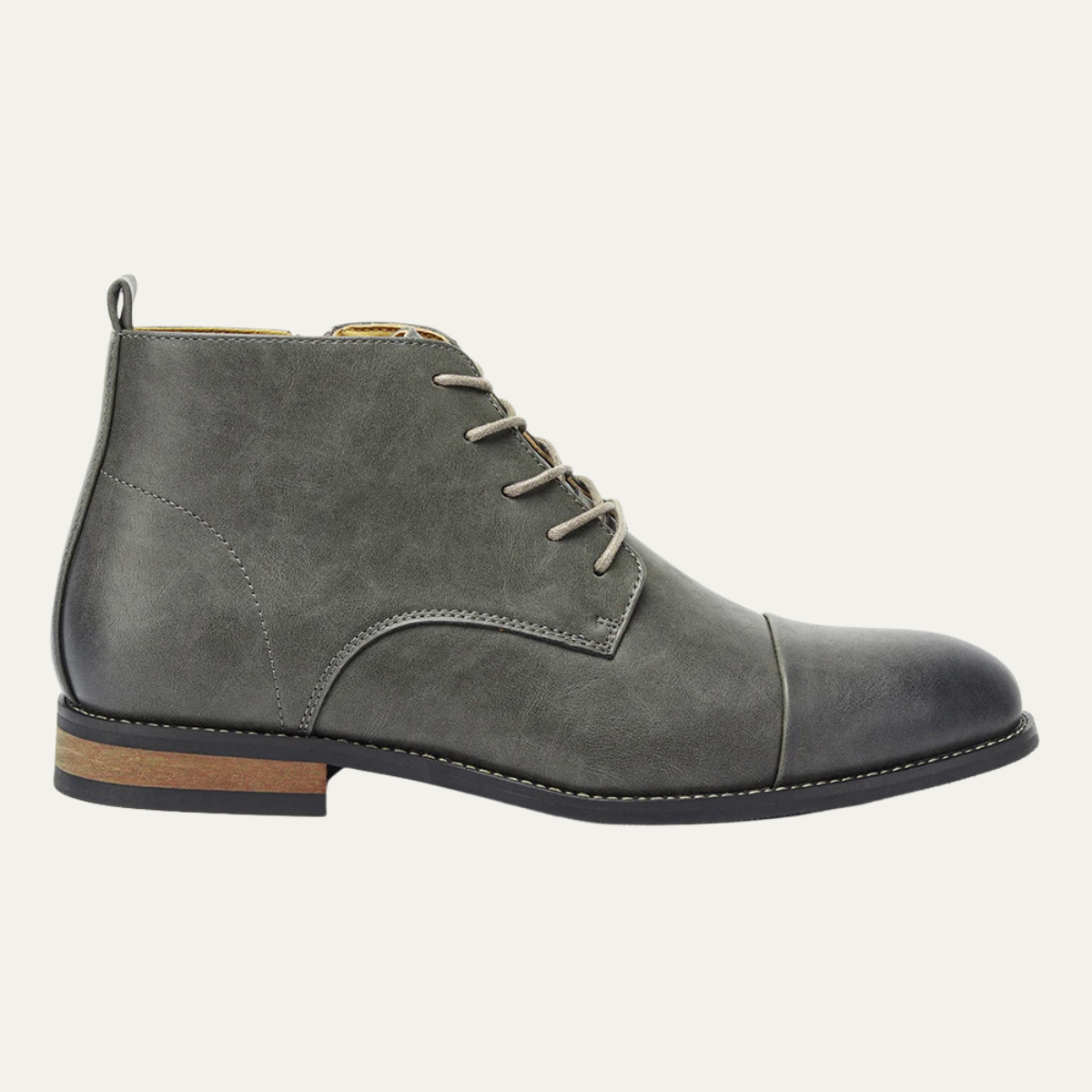 The Rapallo Men’s Classic Side Zip Leather Ankle Boots