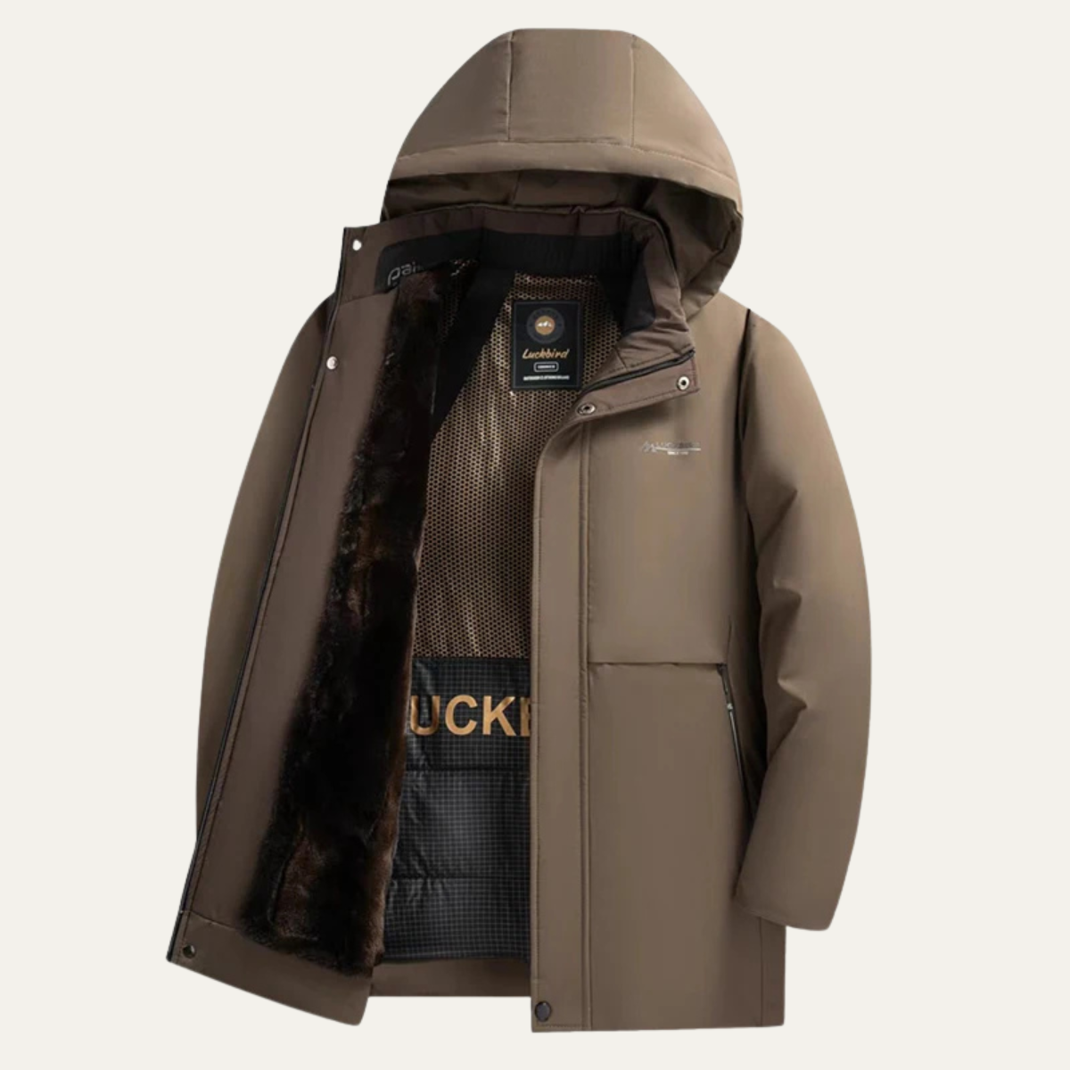 The Noblewood Men's Winter Parka – Waterproof Thickened Warm Hooded Coat