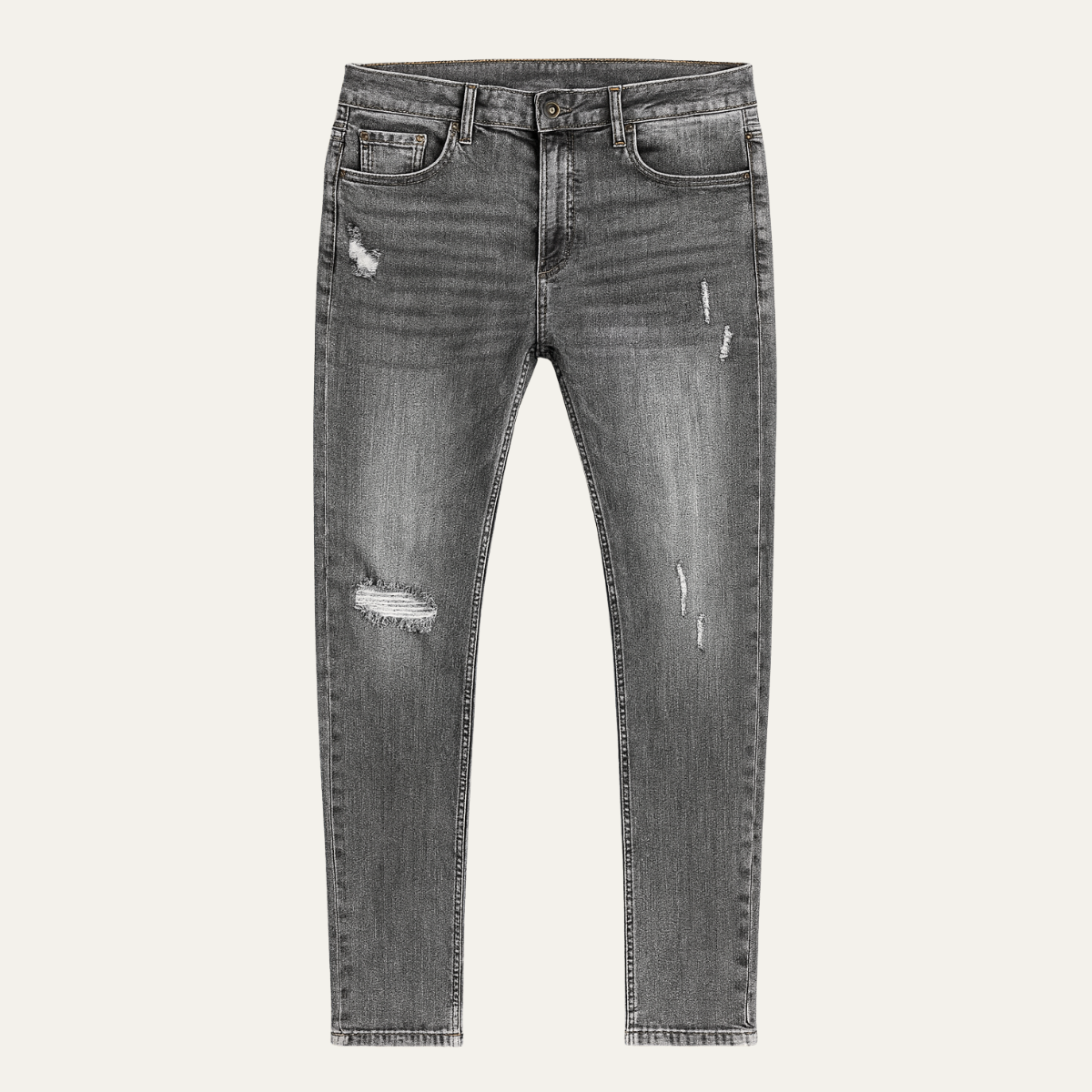 The Rome Men's Slim Fit Denim Jeans - Trendy Stretch Pants