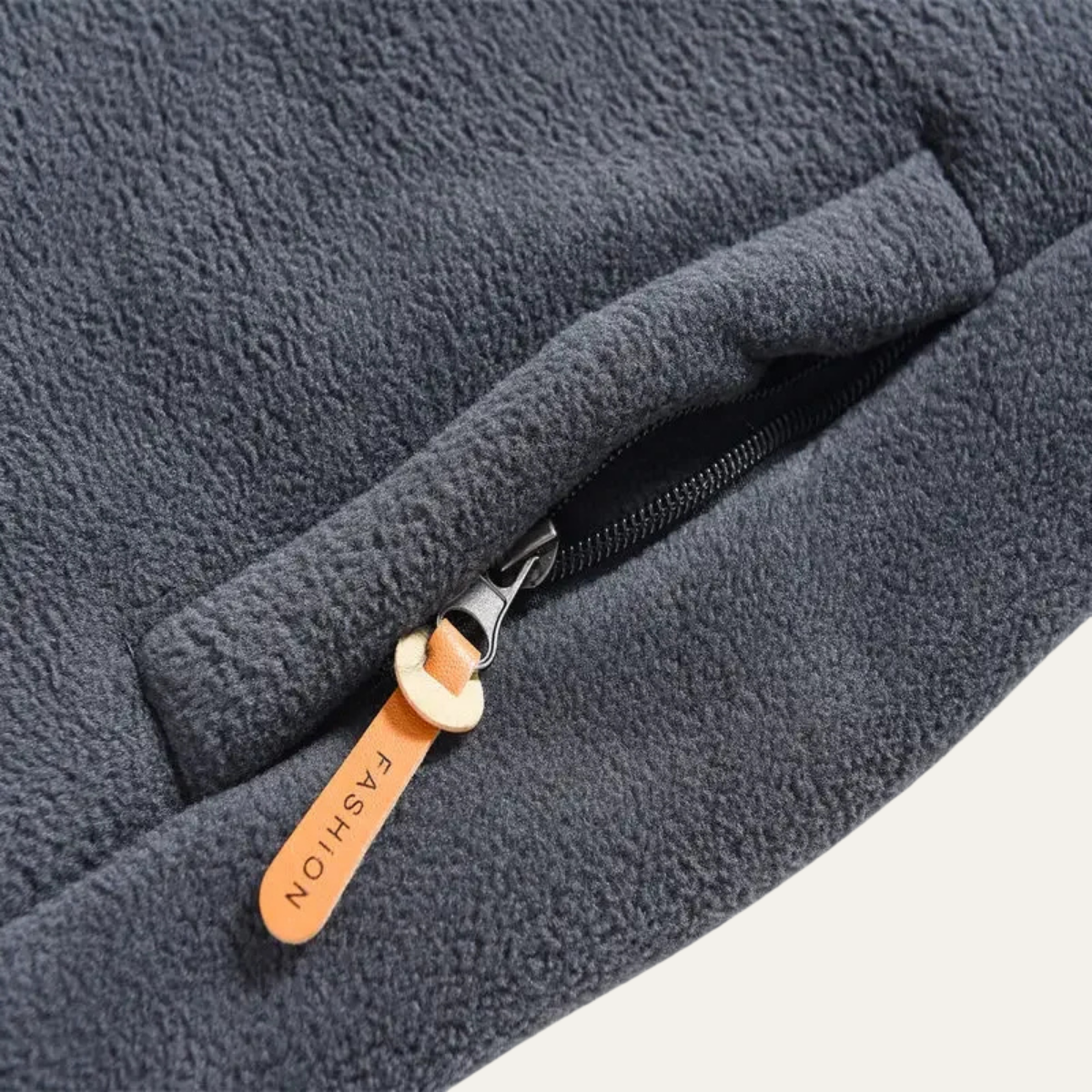 The Grosseto Men’s Winter Fleece Zip Up Stand Collar Jacket