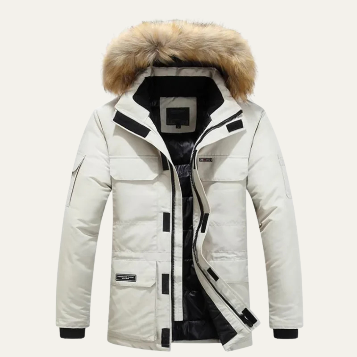 The Whitford Men’s Thick Warm Hooded Parka Jacket
