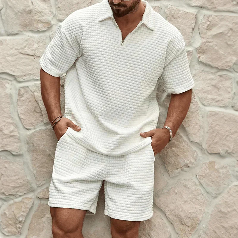 The Redford Co-Ord Set - Polo & Shorts for Men