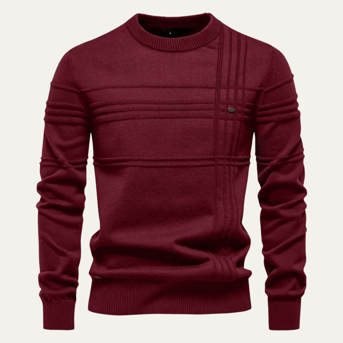 The Brighton Men’s Classic Crew Neck Knit Sweater