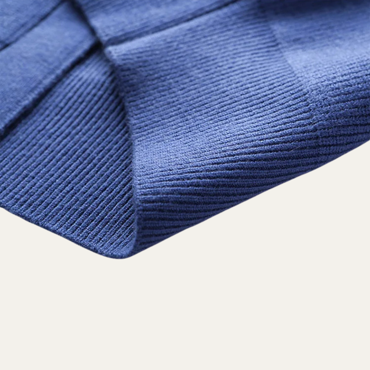 Men's Sweater Vest Blue Button Up V Neck