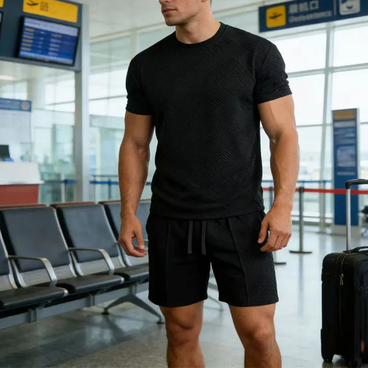 The Ashgate Men’s Casual Summer Set – T-Shirt & Shorts