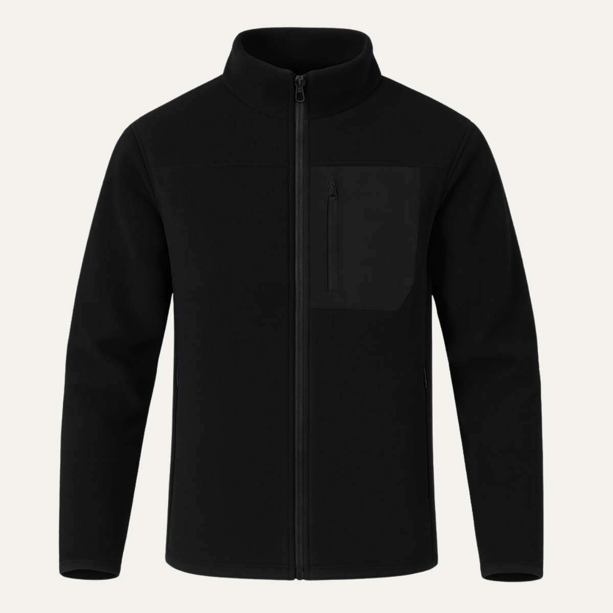 The Glenford Men’s  Cozy Zip Up Thermal Fleece Jacket