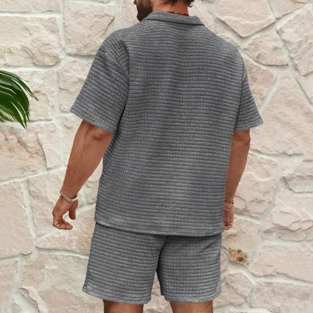 The Ashcroft Men’s Casual Summer Polo Shirt & Shorts Set