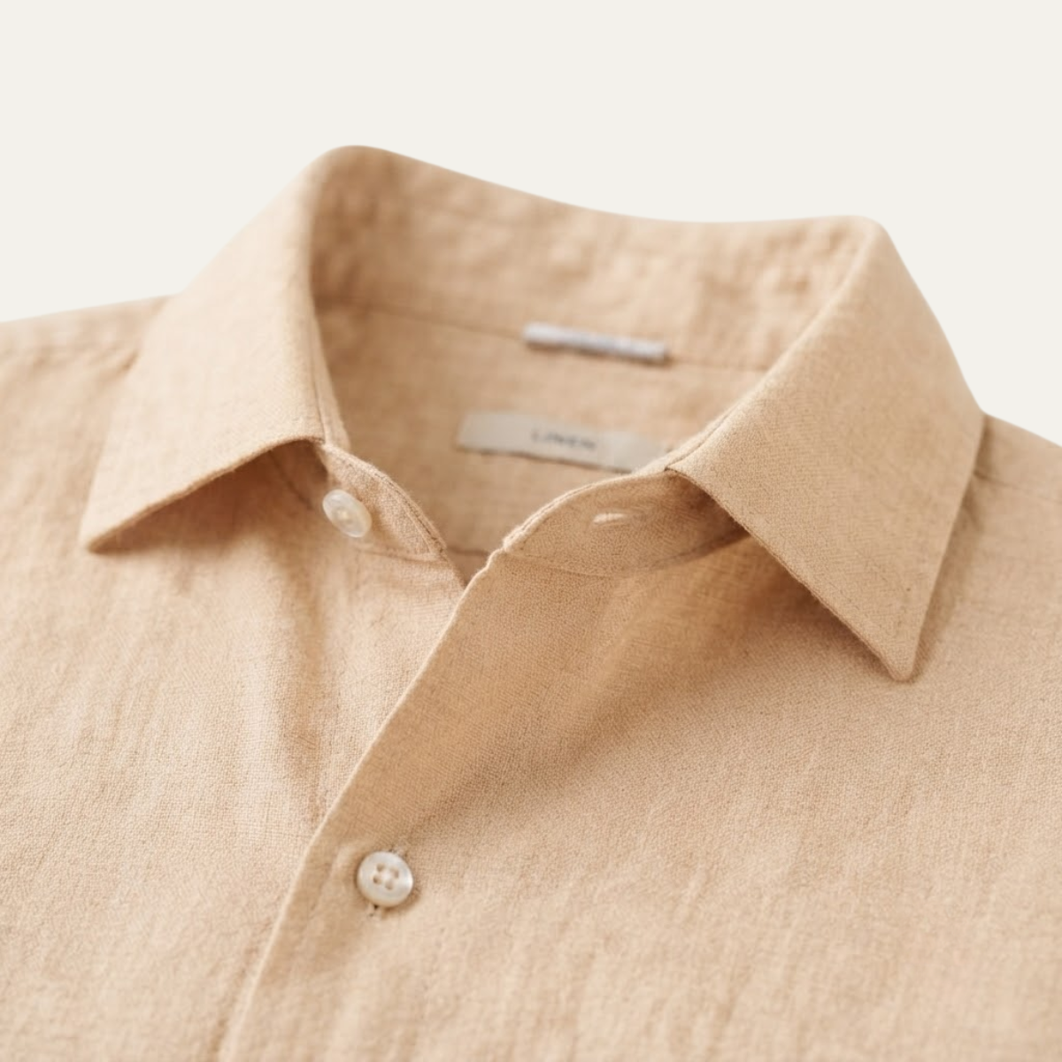The Orvieto Men’s Cotton Linen Button Down Shirt