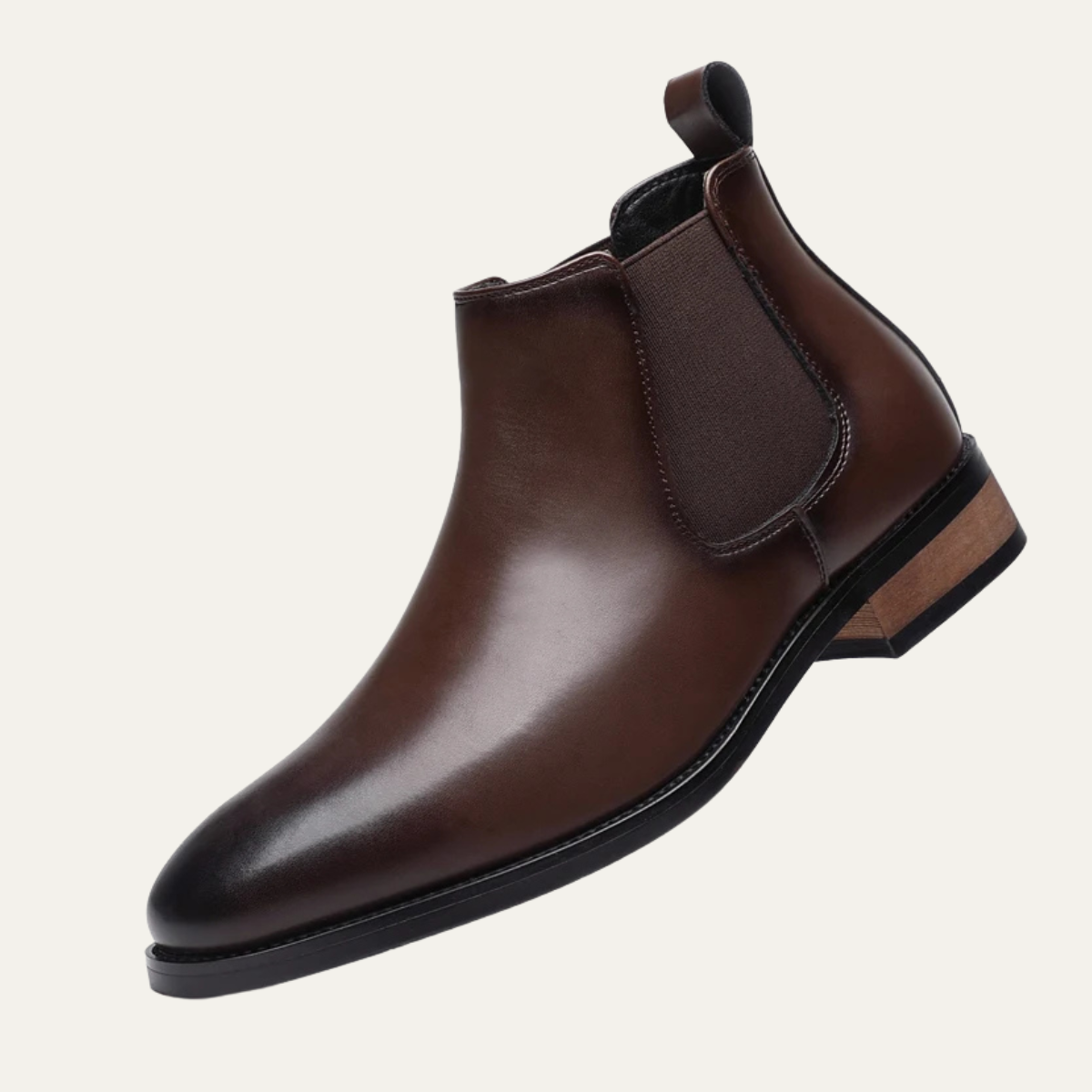 The Treviso Men’s Smart Leather Ankle Chelsea Boots
