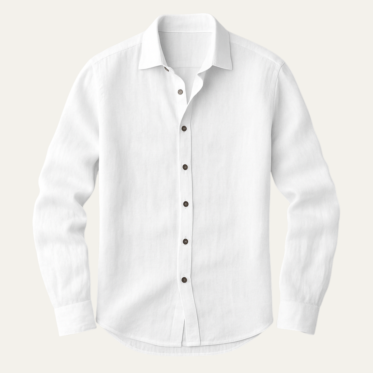 The Zurich Vintage Long Sleeve Linen Shirt for Men