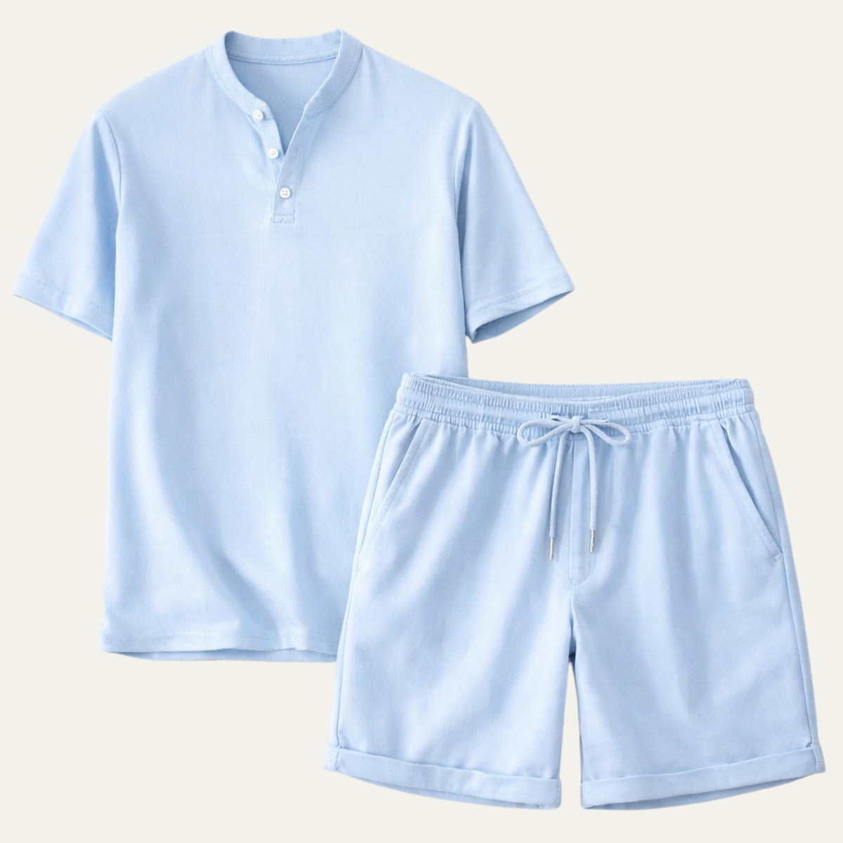 The Pinevalley Men’s Casual Summer Set – T-Shirt & Shorts