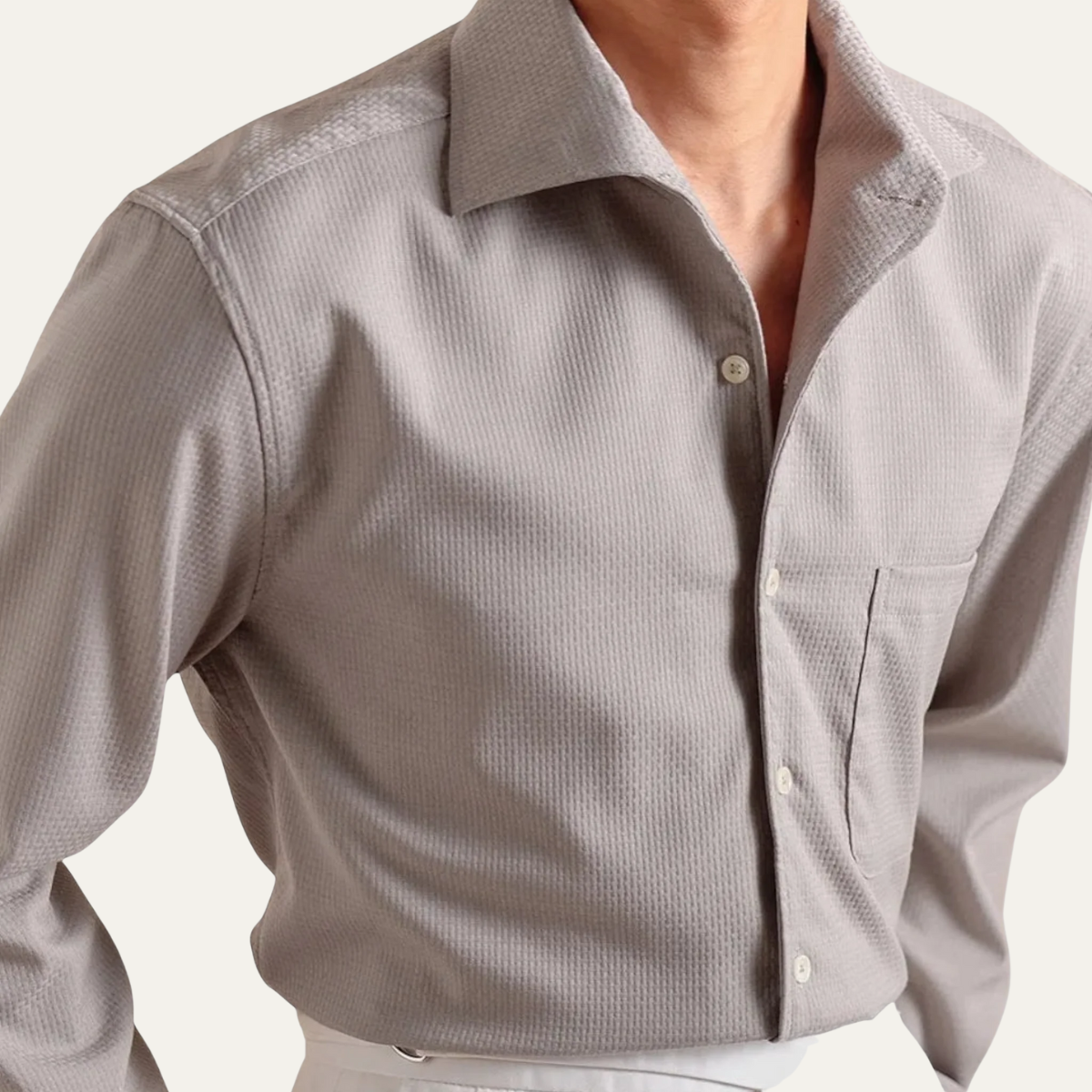The Savile Row Men’s Italian Dress Shirt - Slim Fit Business Style
