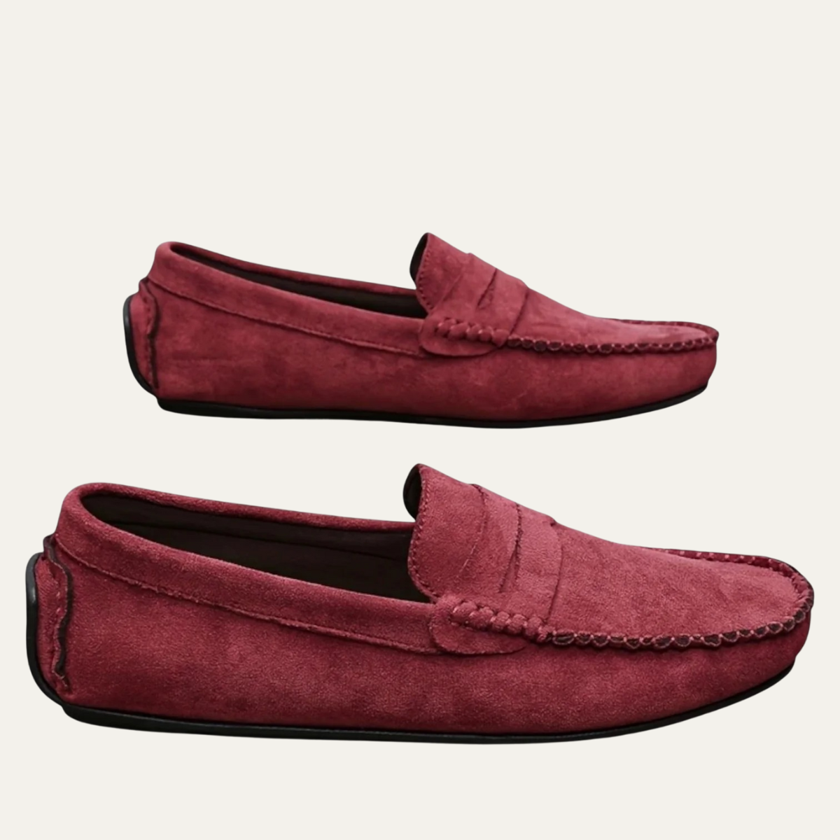 The Marostica Men’s Suede Classic Moccasins Slip On Loafers