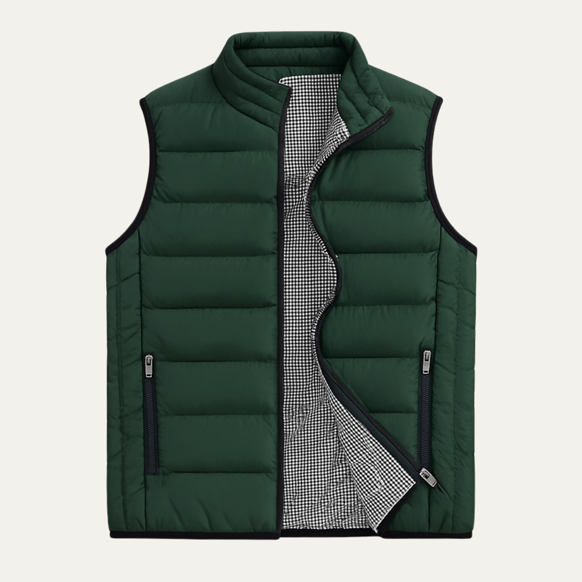 The Chiron Men’s Luxury Puffer Quilted Vest - 2025