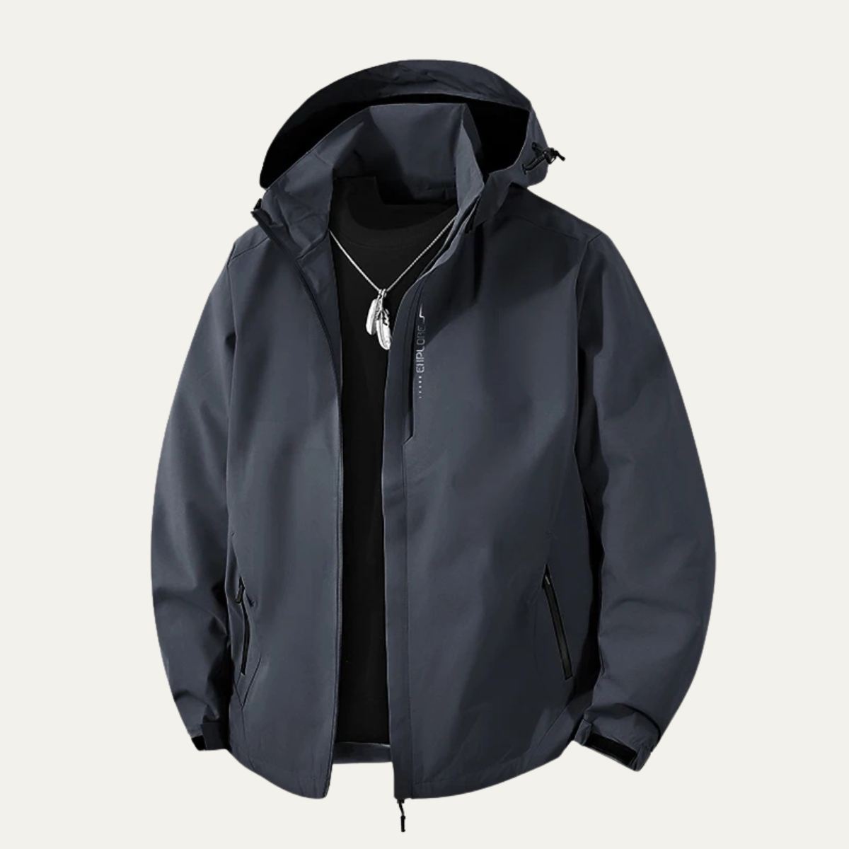 The Grandmere Waterproof Softshell Rain Jacket – Windproof Hooded Outdoor Hiking Coat