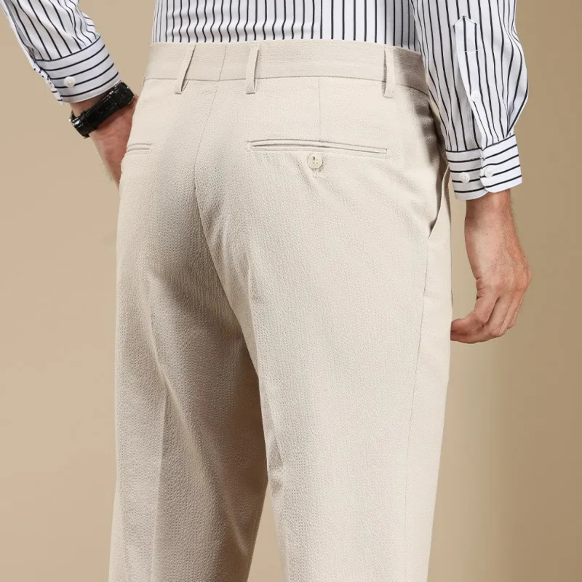 The Barbaresco Men’s Anti-Wrinkle Straight Leg Dress Pants