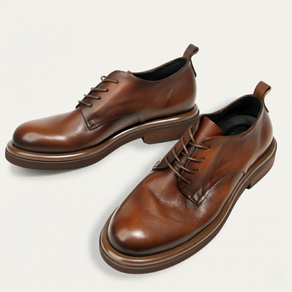 The Trento Men’s Leather Dress Shoe – Formal Lace Up Smart Shoe