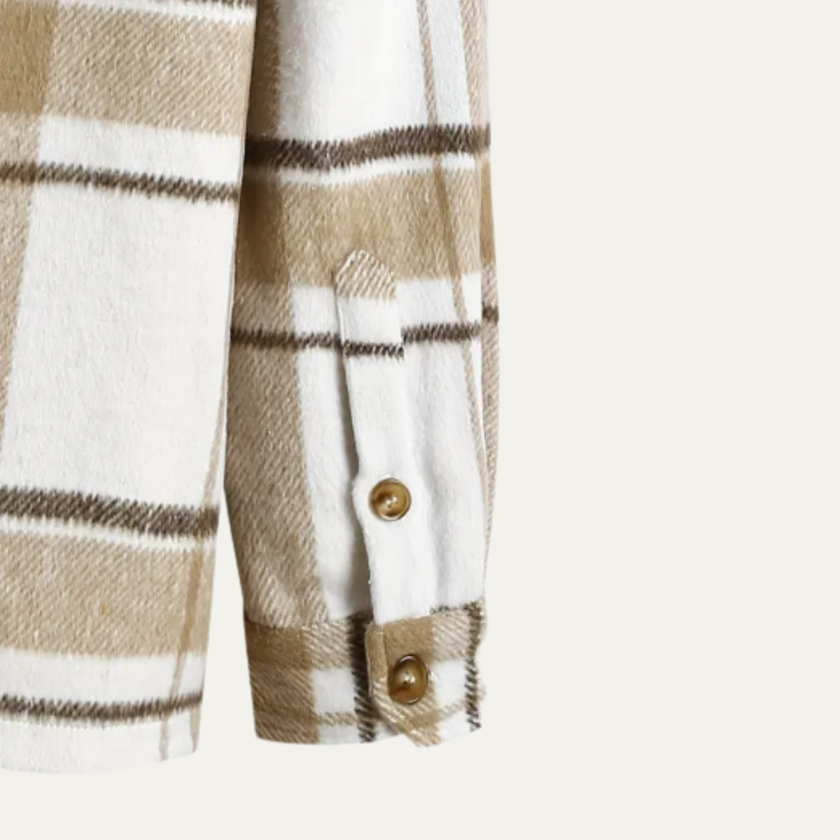 The Piacenza Men’s Vintage Plaid Fleece Shirt Jacket with Pockets